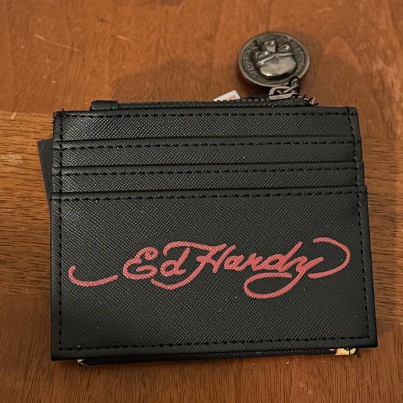 Ed Hardy Card Holder Wallet NWT - Picture 9 of 11